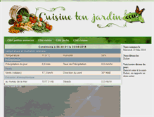 Tablet Screenshot of cuisinetonjardin.com